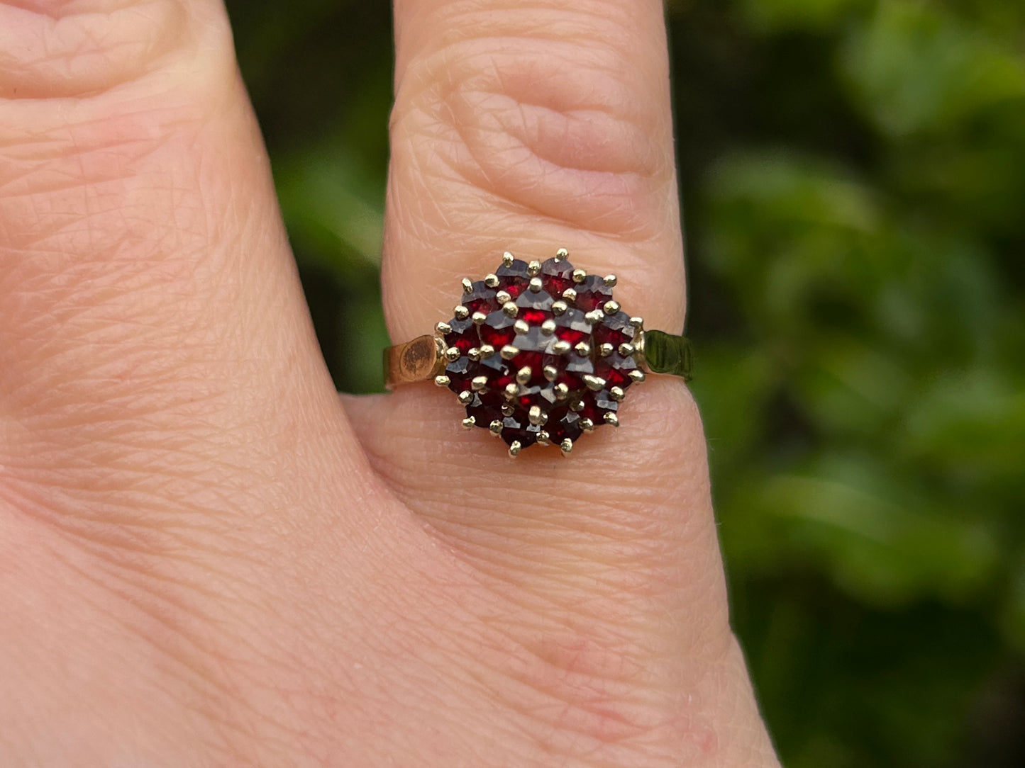 14ct Gold Garnet Ring