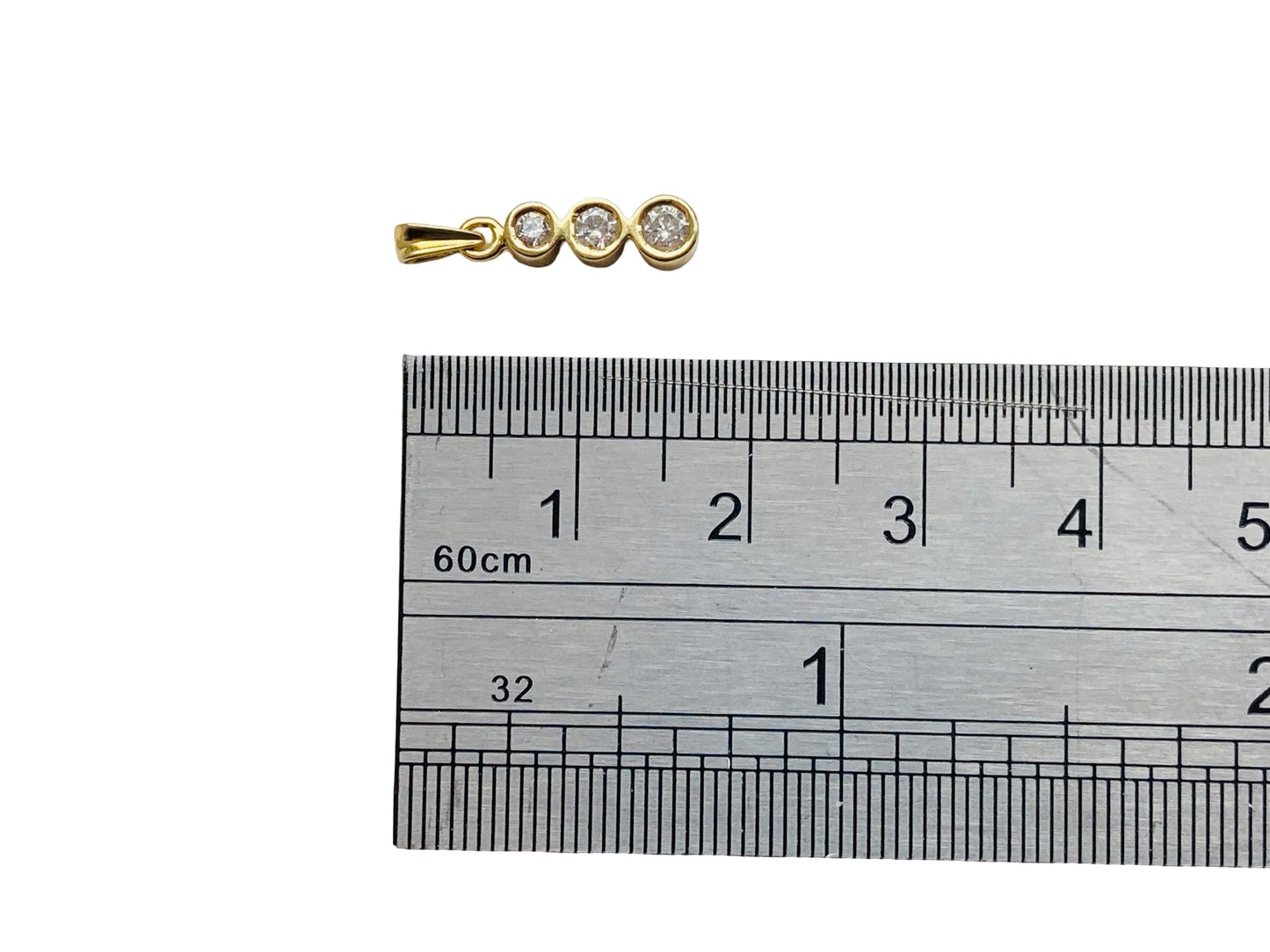 18ct Gold 0.20ct Diamond Pendant