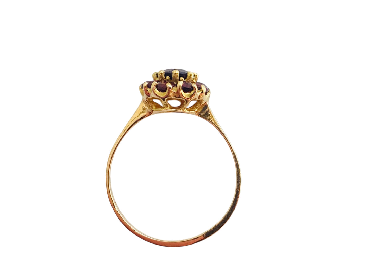 Vintage 18ct Gold Garnet Ring