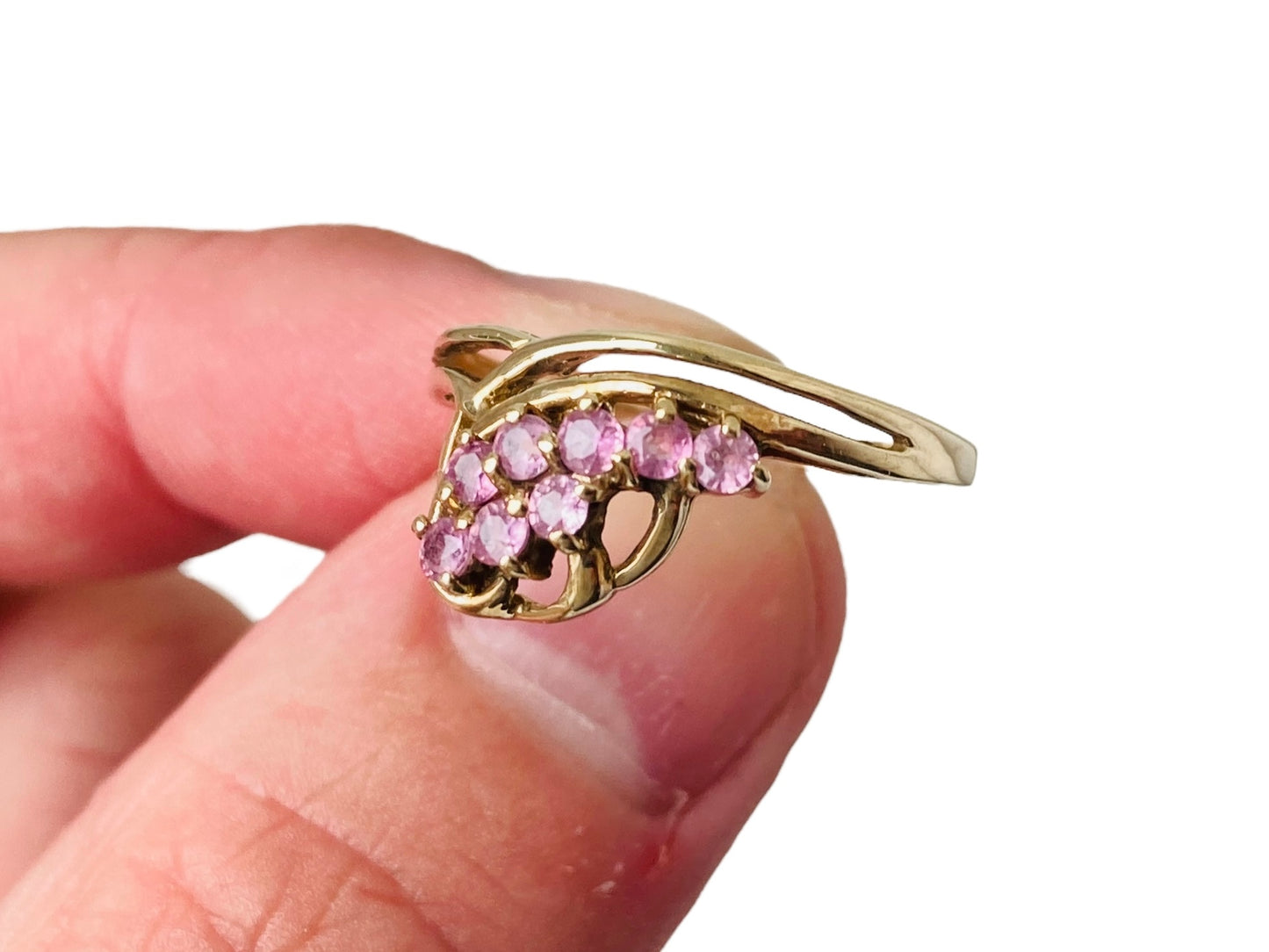 9ct Gold Pink Sapphire Ring