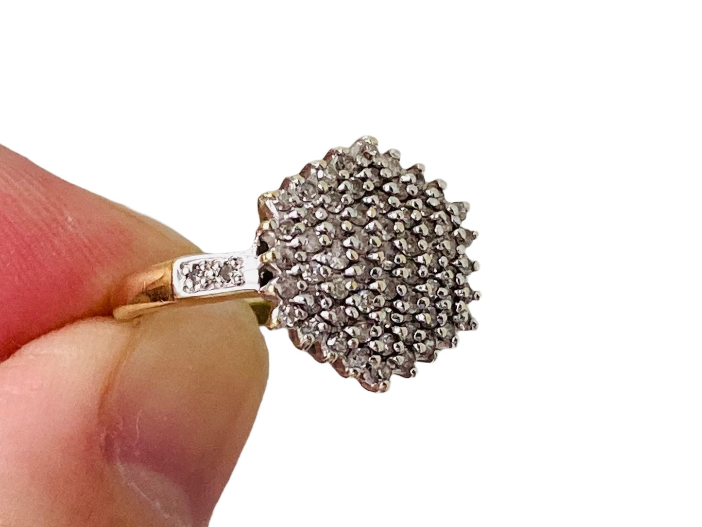 18ct Gold Diamond Cluster Ring