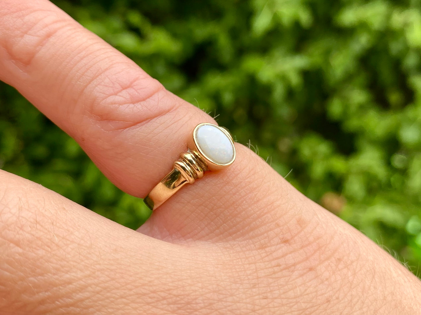 Vintage 9ct Gold Opal Ring