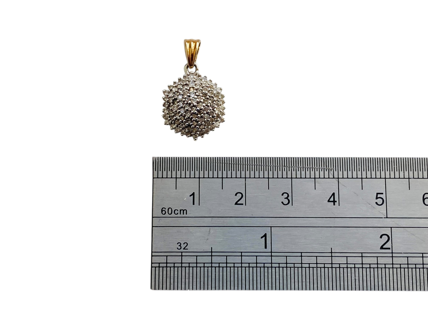 9ct Gold 1.00ct Diamond Pendant