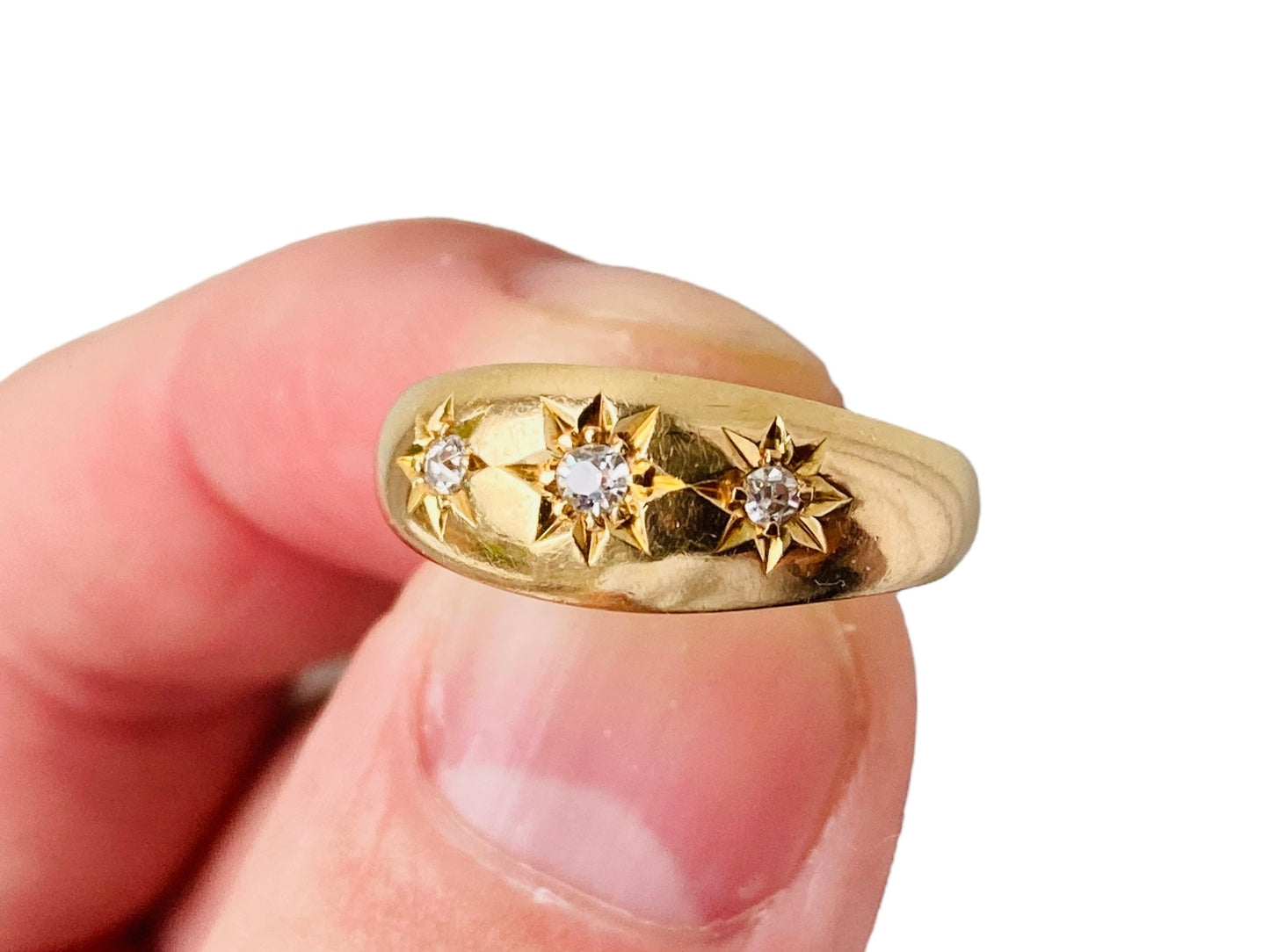 Antique 18ct Gold Diamond Ring
