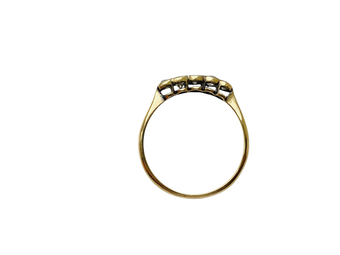 Antique 18ct Gold Five-Stone Diamond Ring