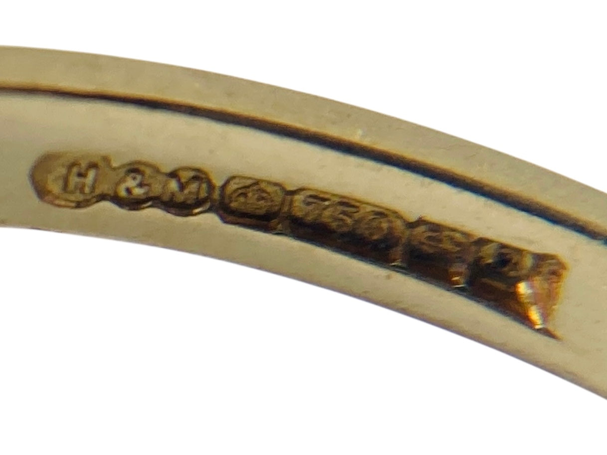 Vintage 18ct Gold Three-Stone Diamond Ring