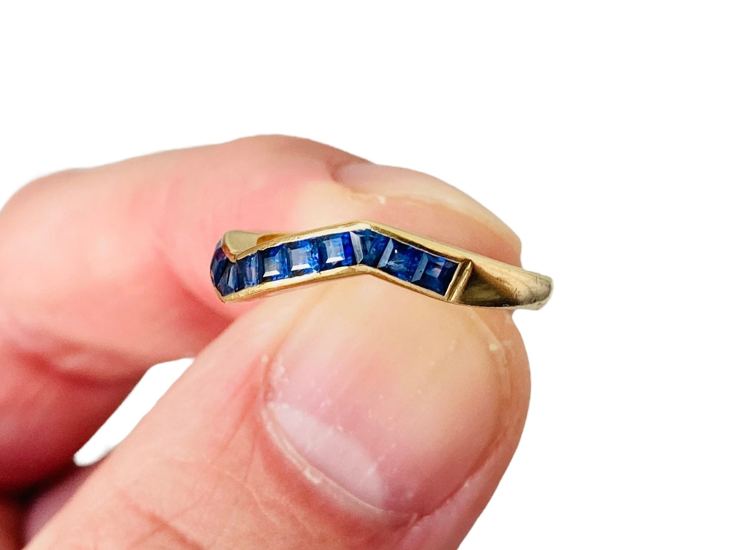 Vintage 18ct Gold Sapphire Ring
