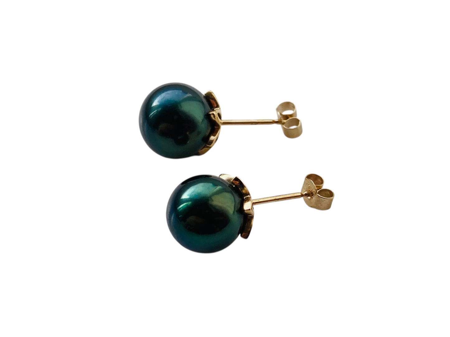9ct Gold Tahitian Cultured Pearl Earrings