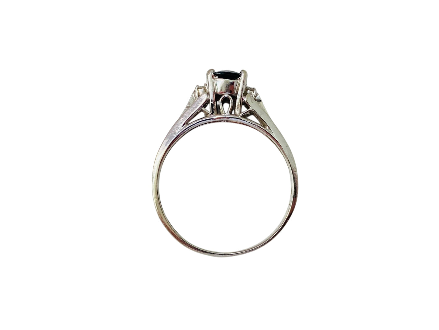 14ct Gold Sapphire & Diamond Ring