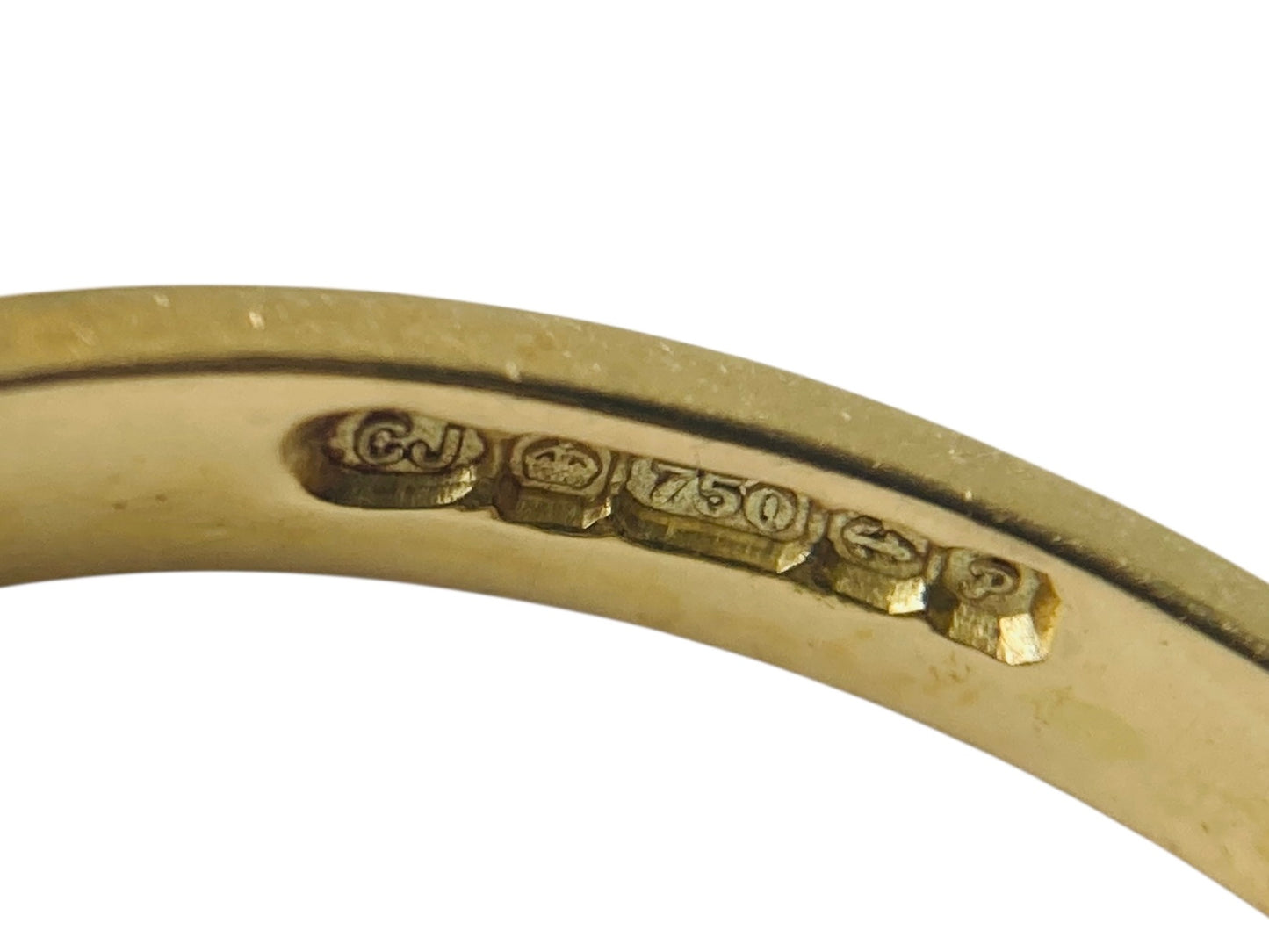 Vintage 18ct Gold Three-Stone Diamond Ring