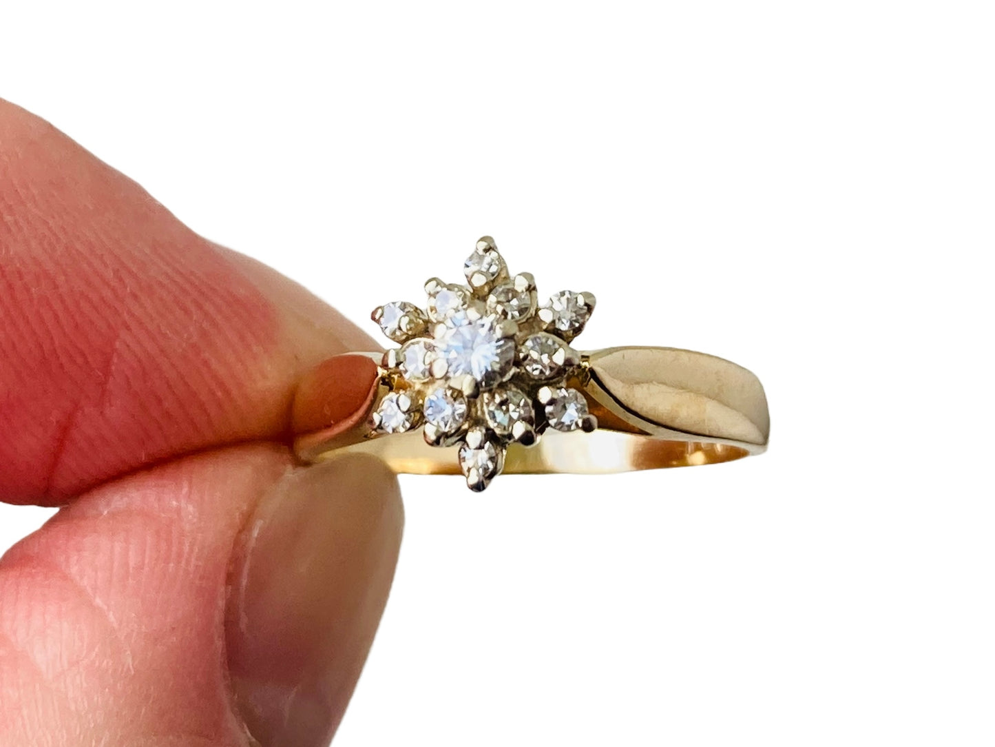 14ct Gold Diamond Ring