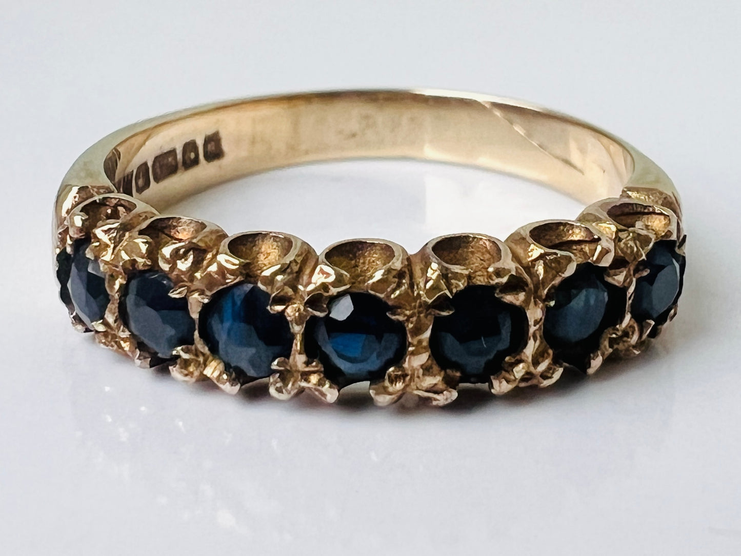 Vintage 9ct Gold Sapphire Ring