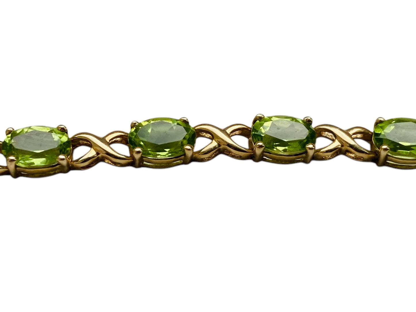9ct Gold Peridot Bracelet