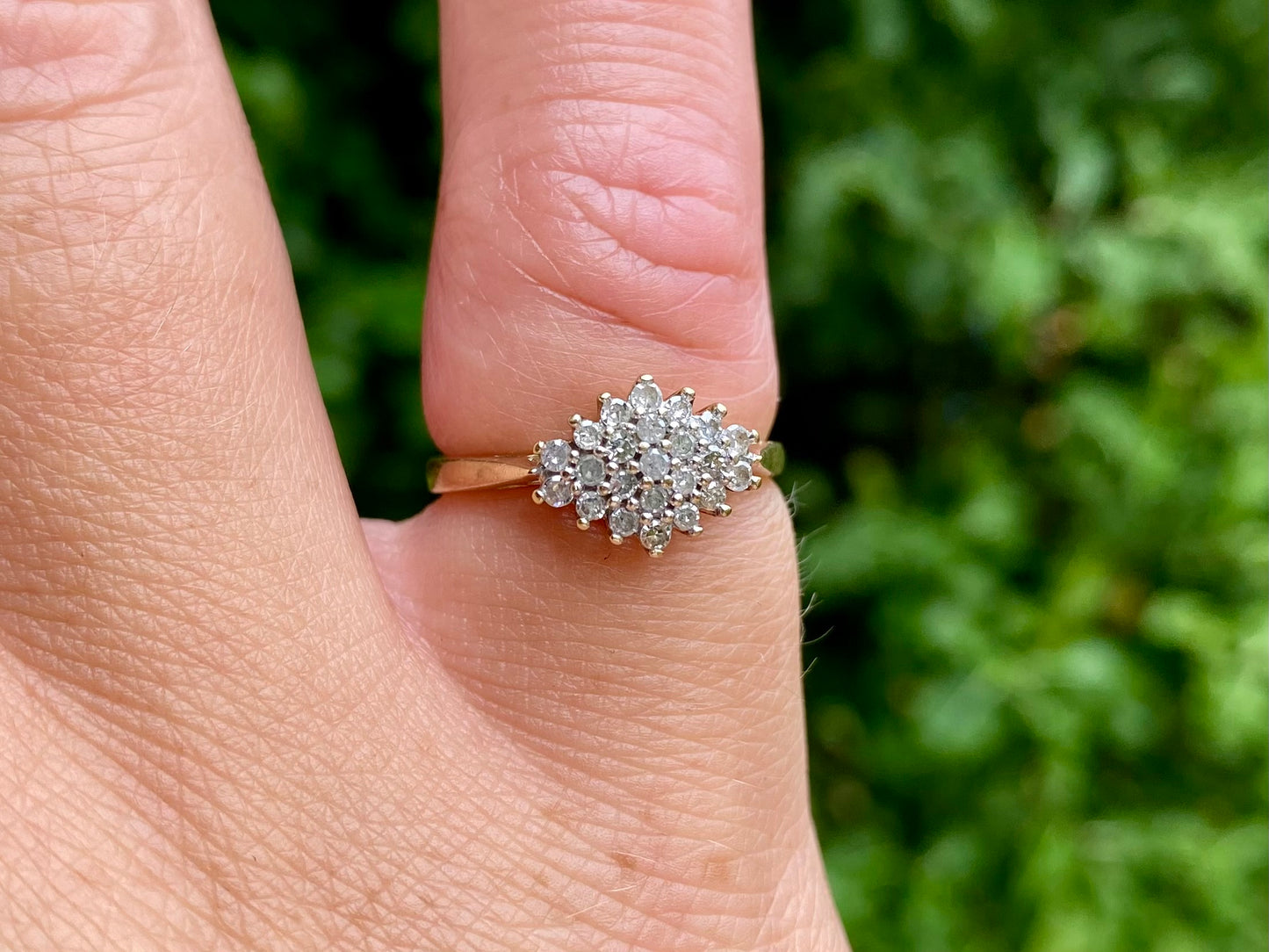 9ct Gold Diamond Ring