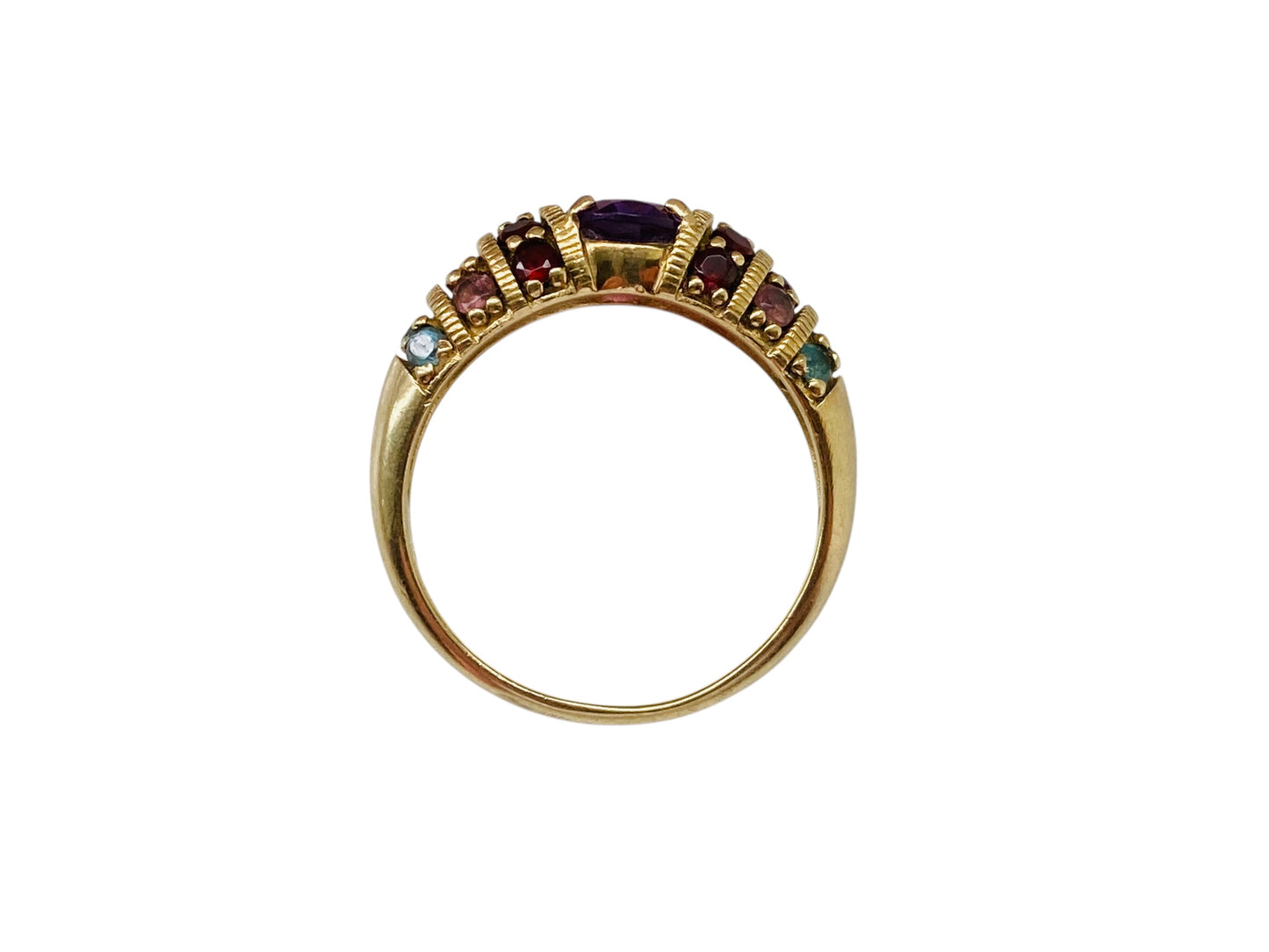 9ct Gold Multi-Gemstone Ring