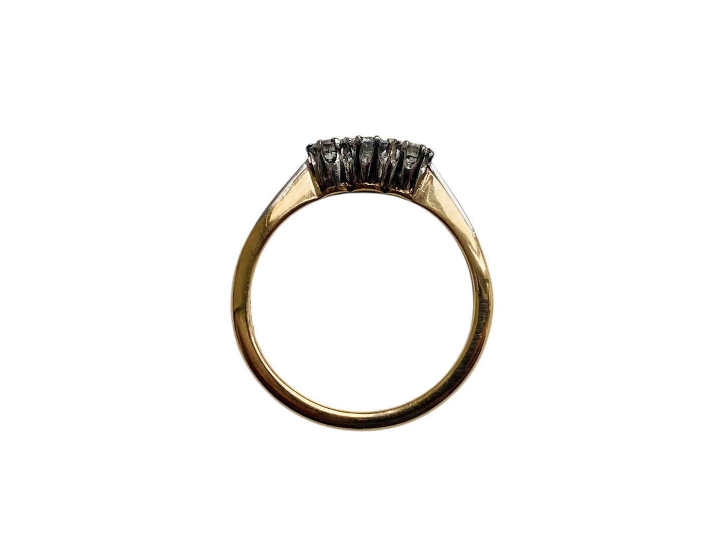 Antique 18ct Gold Three-Stone Diamond Ring