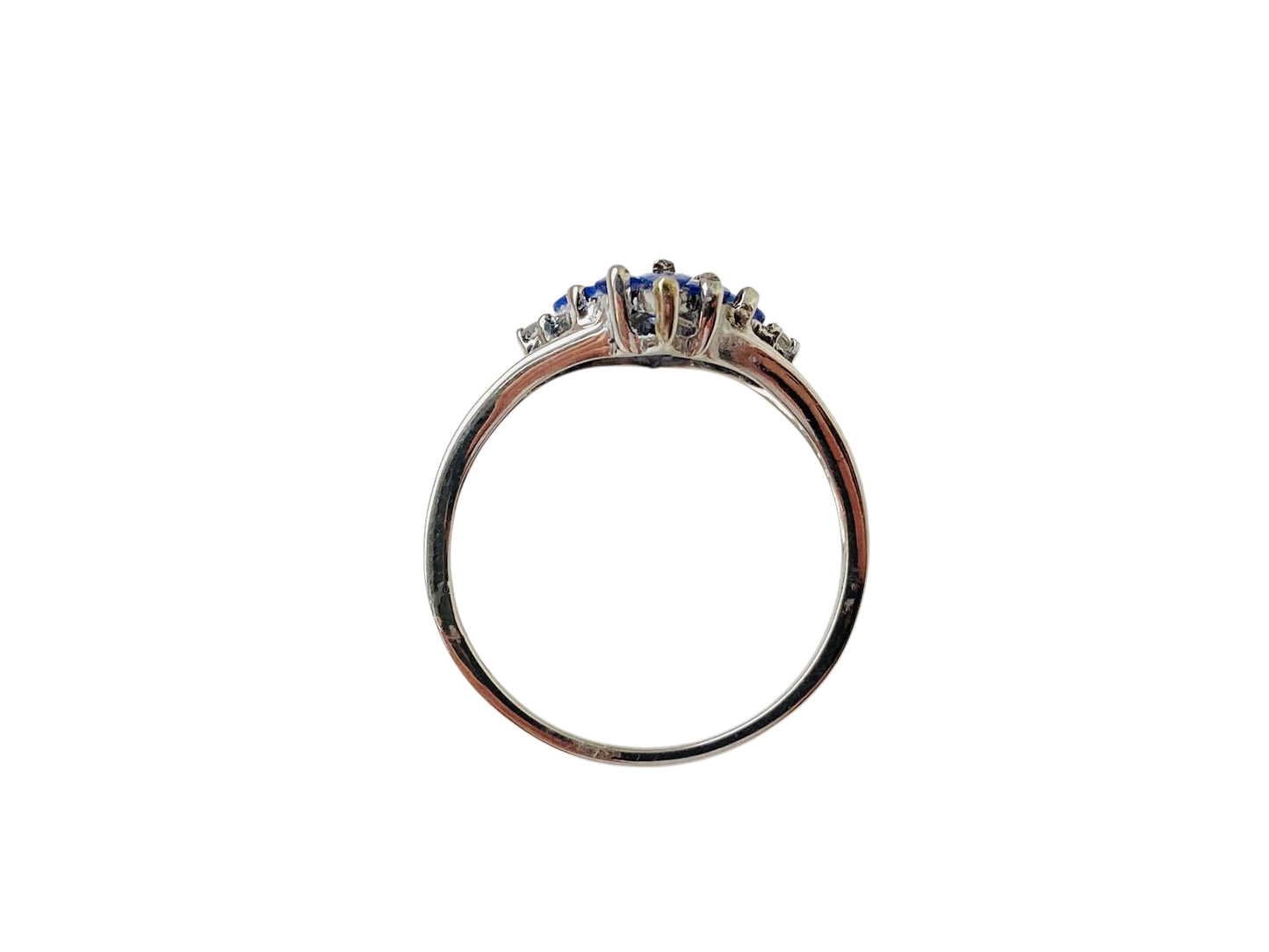 9ct Gold Tanzanite & Diamond Ring