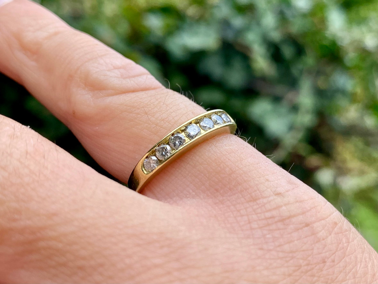 18ct Gold Seven-Stone Diamond Ring