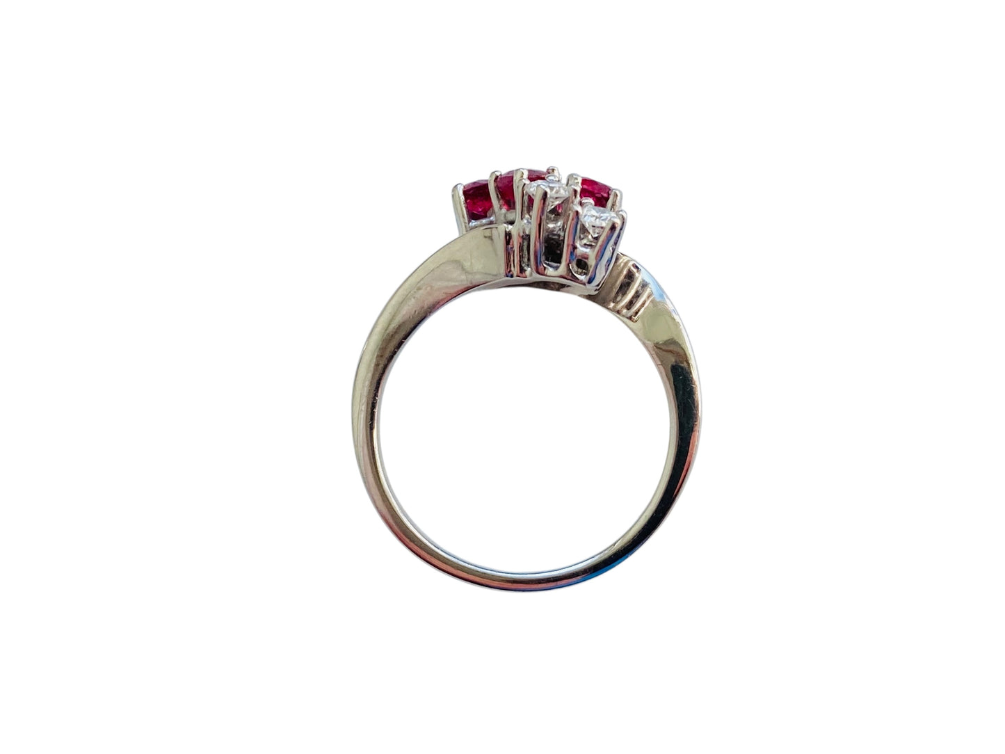 Vintage 14ct Gold Ruby & Diamond Ring