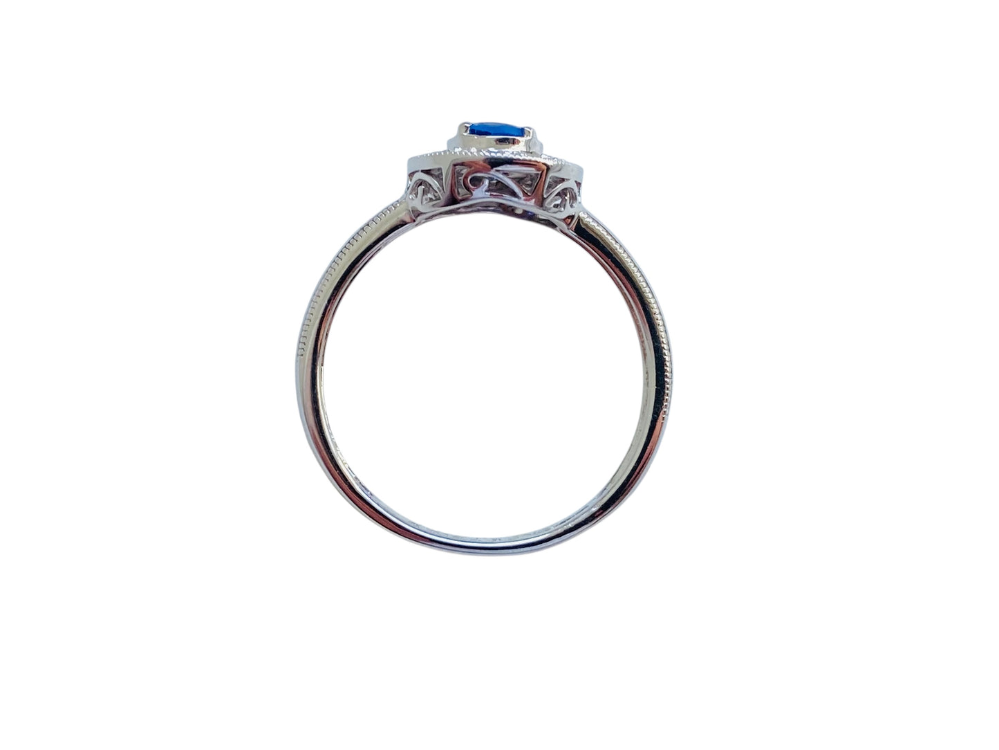 9ct Gold Tanzanite & Diamond Ring