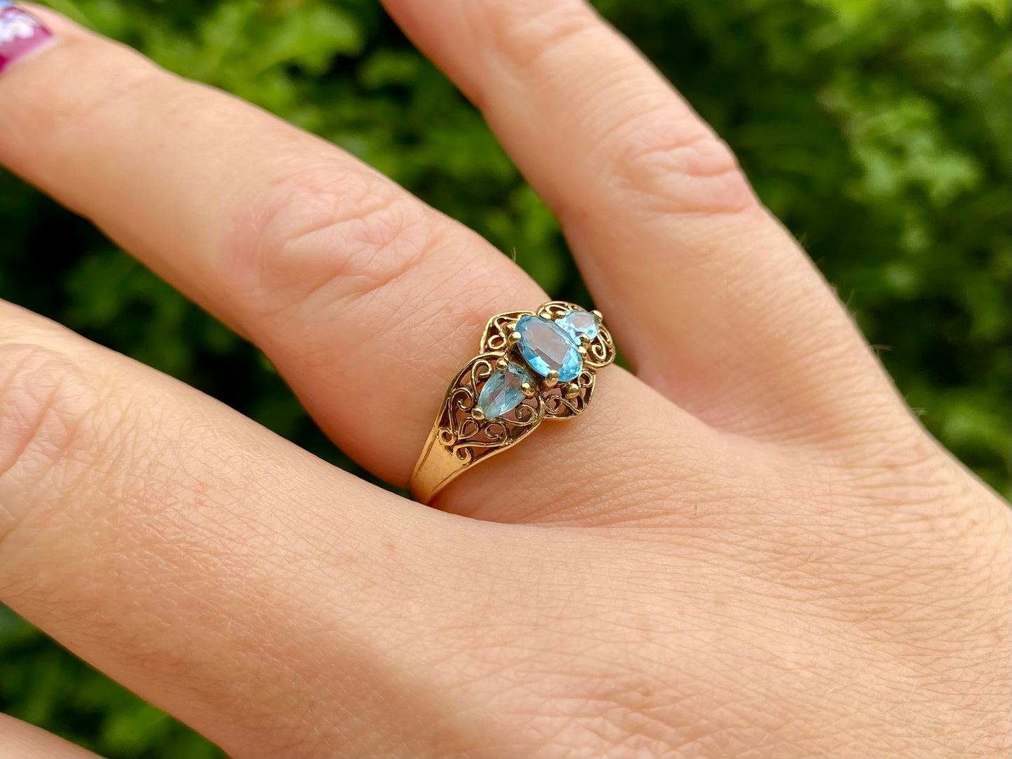 9ct Gold Topaz Ring