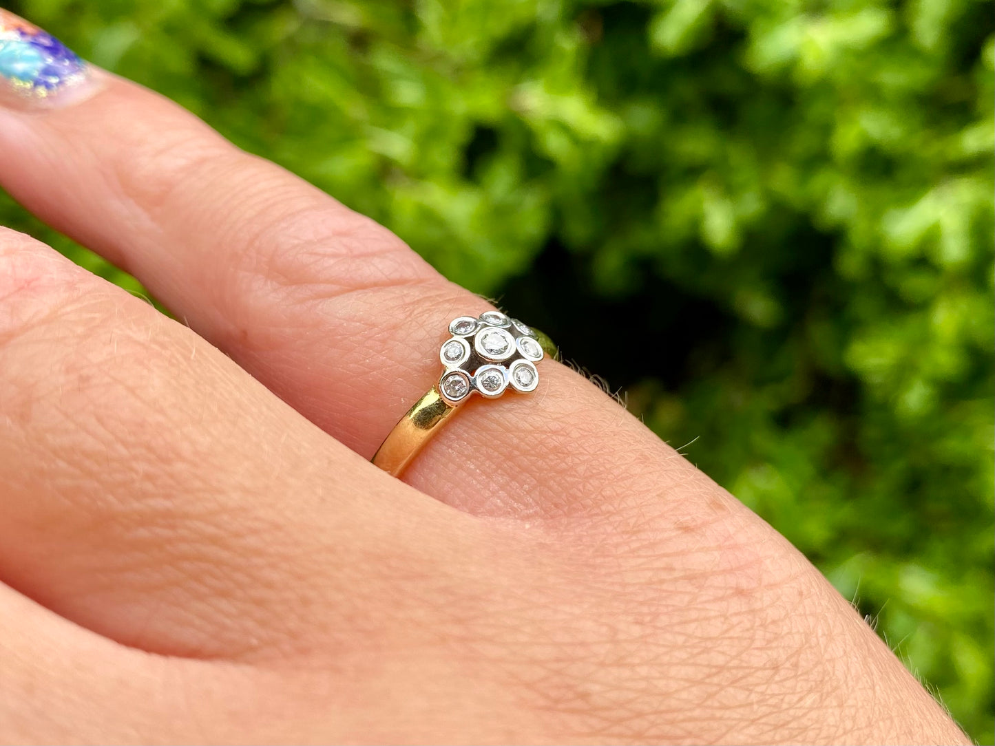 Vintage 18ct Gold Diamond Ring