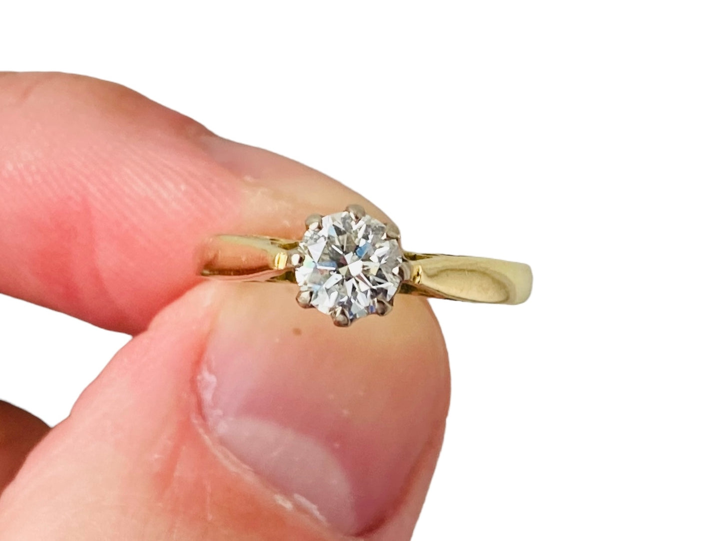 18ct Gold Diamond 0.50ct Solitaire Ring
