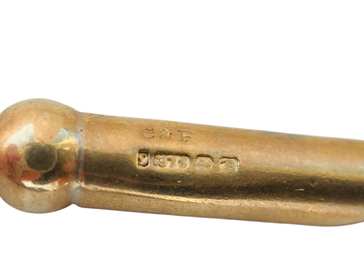 Vintage 9ct Gold Whistle Pendant or Charm
