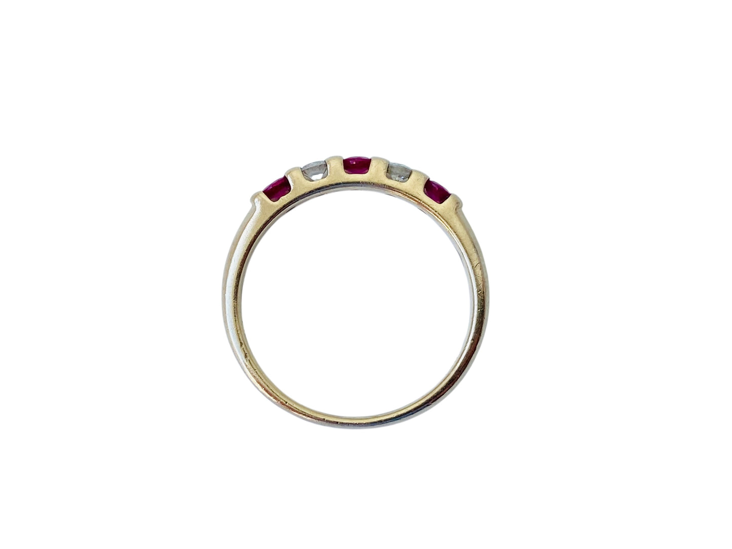 9ct Gold Ruby & Diamond Ring
