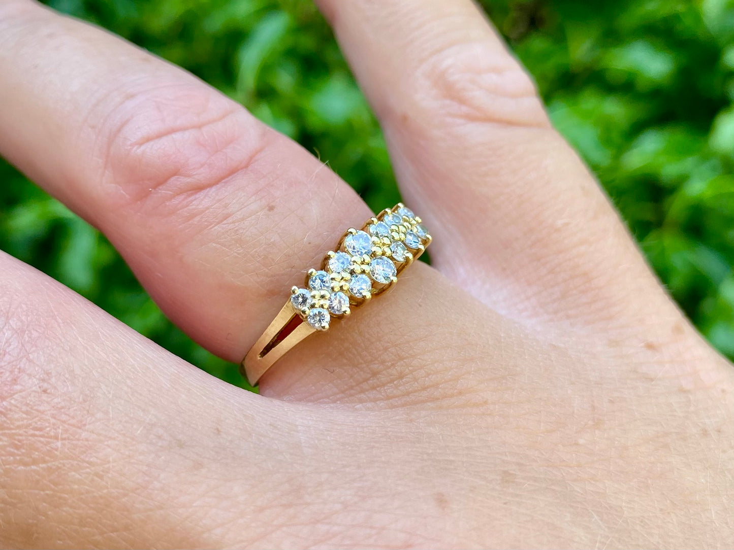 Vintage 18ct Gold Diamond Ring