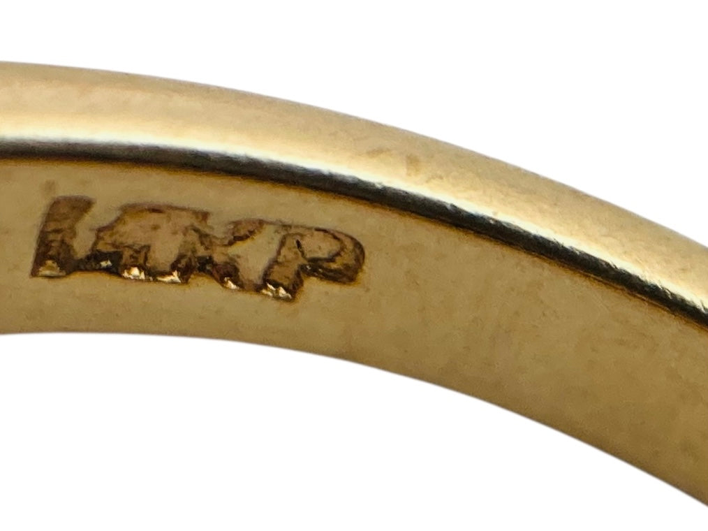 14ct Gold Sapphire & Diamond Ring