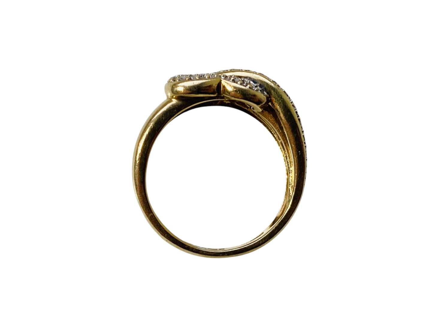 9ct Gold Diamond Heart Ring