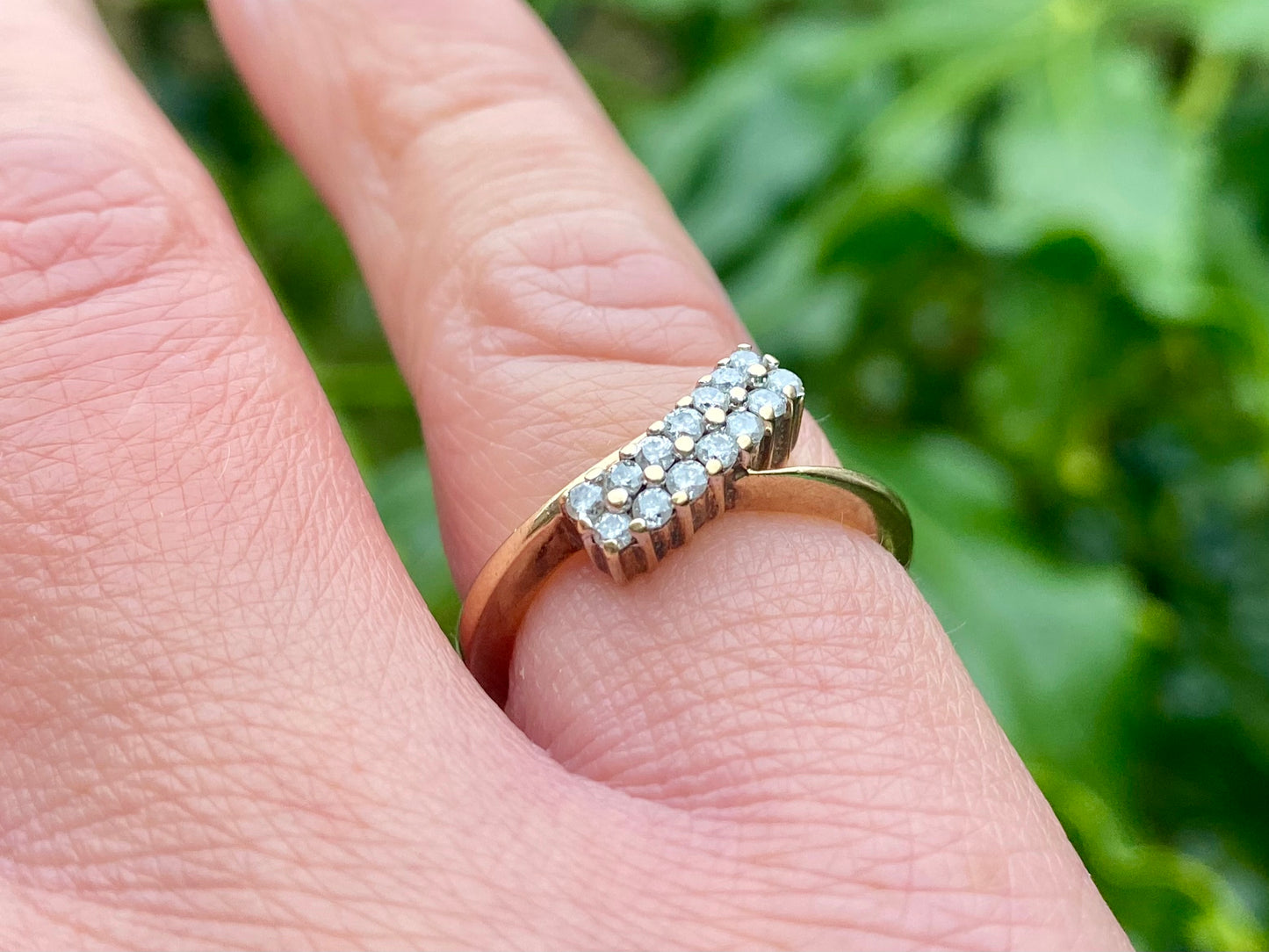 9ct Gold Diamond Ring