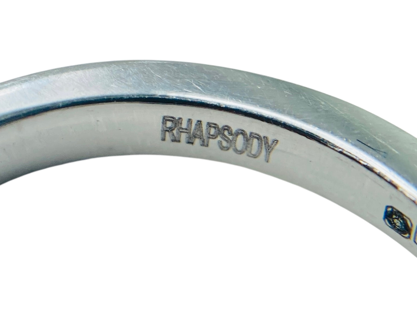 Platinum 1.00ct Diamond Boat Ring