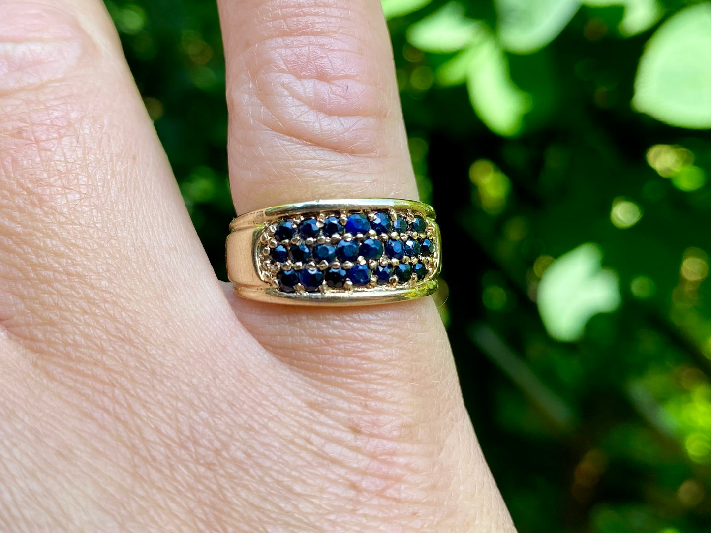 9ct Gold Sapphire Ring