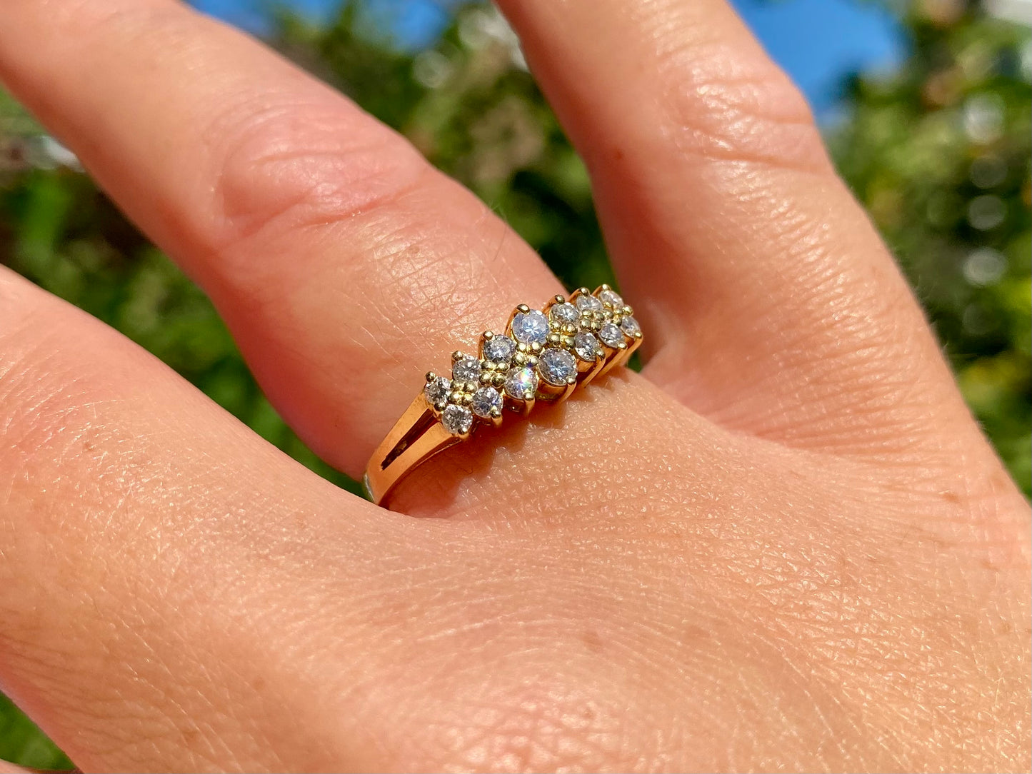 Vintage 18ct Gold Diamond Ring
