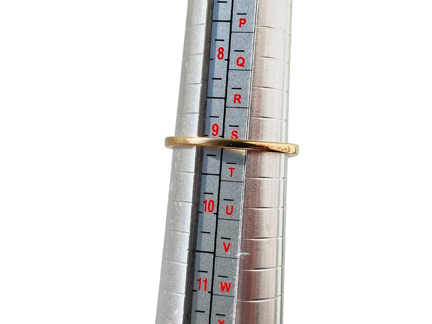 9ct Gold Garnet & Orange Diamond Ring