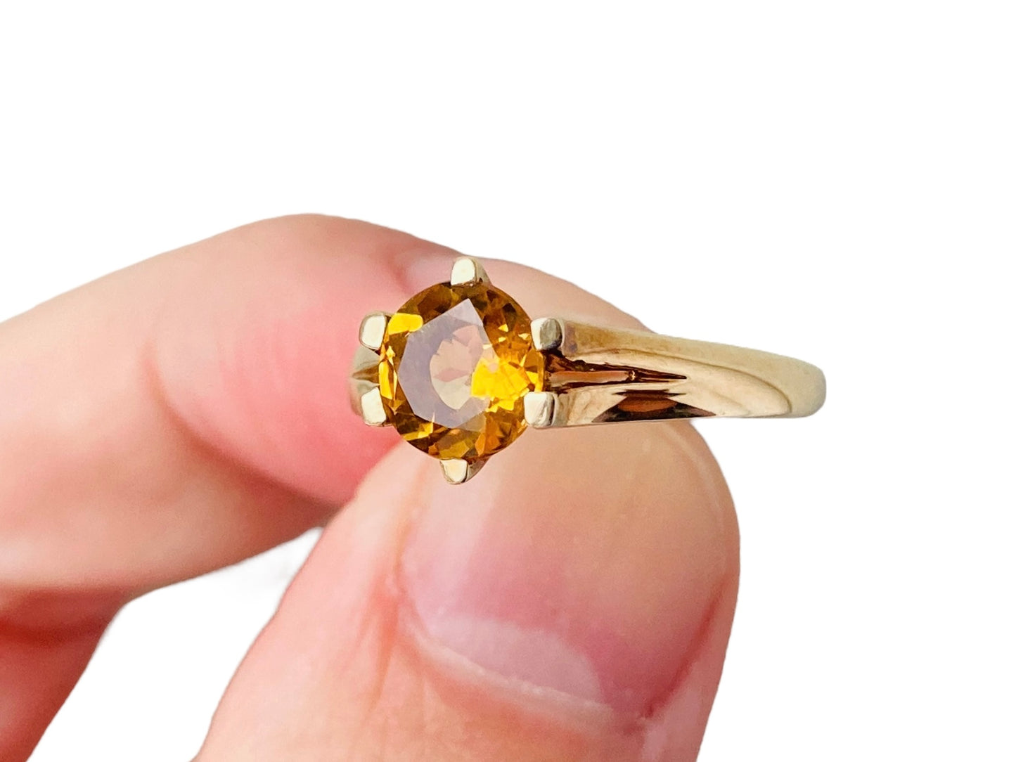 9ct Gold Citrine Ring