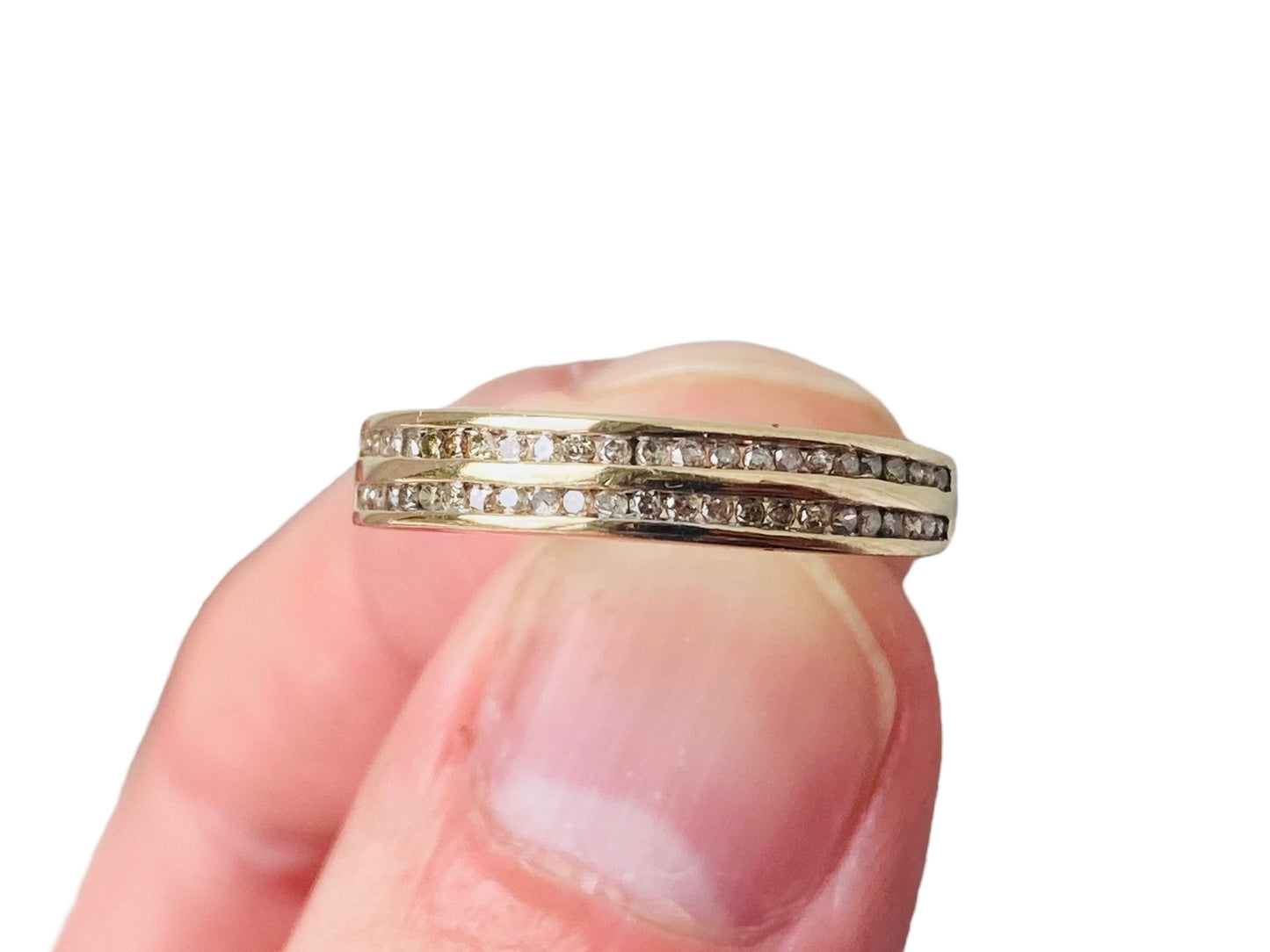9ct Gold Diamond Ring
