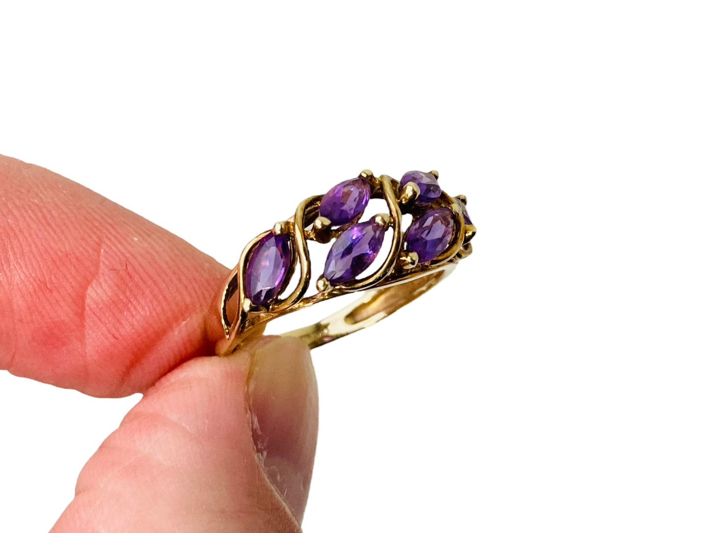 9ct Gold Amethyst Ring