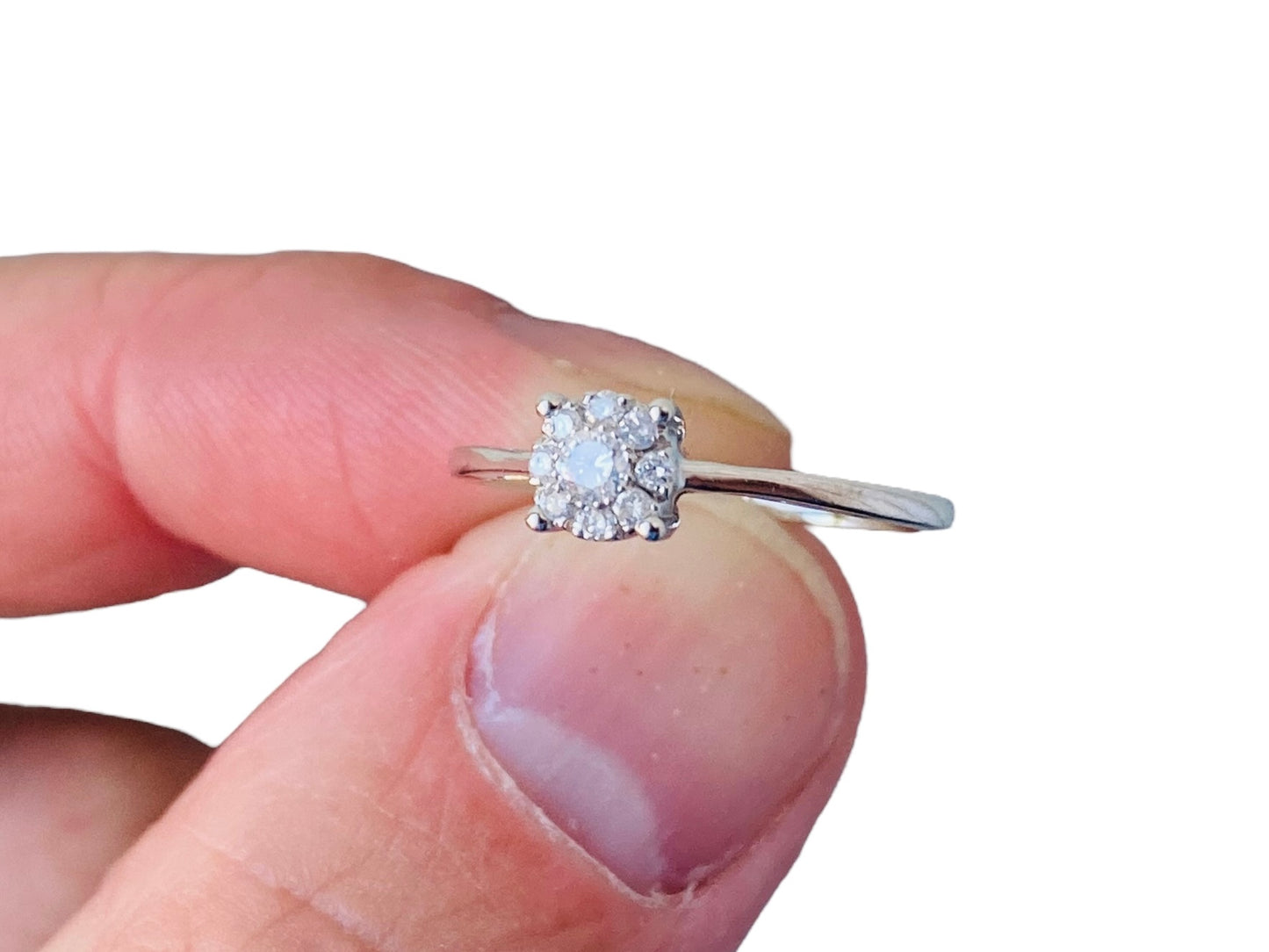 9ct Gold Diamond Ring