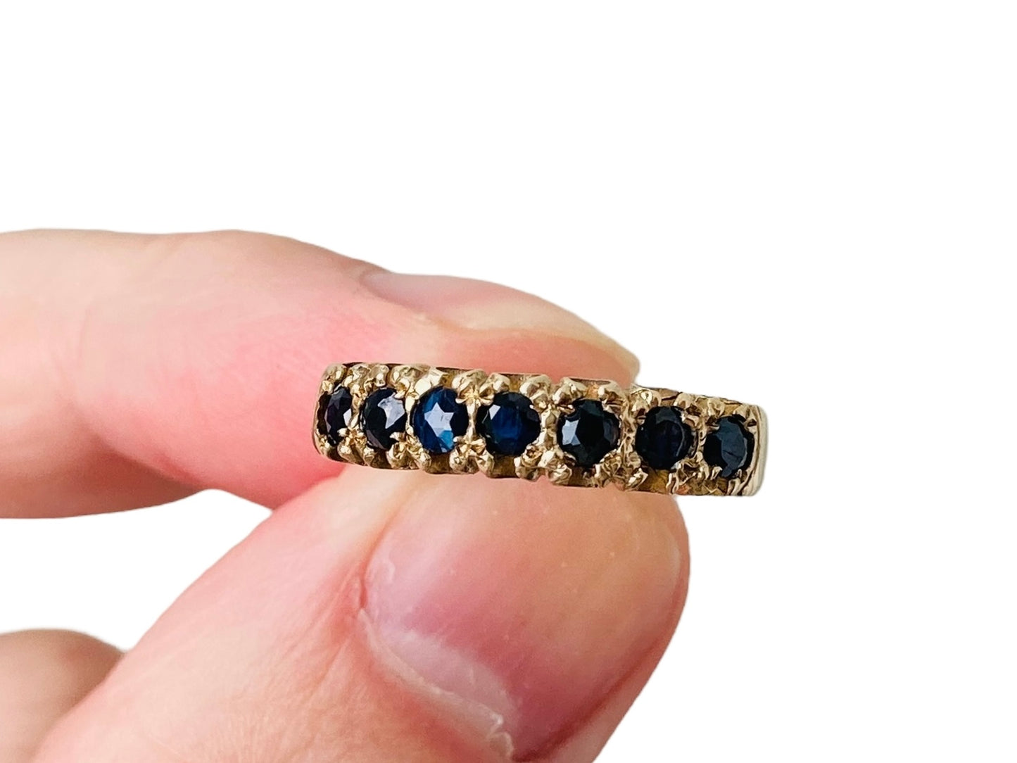 Vintage 9ct Gold Sapphire Ring