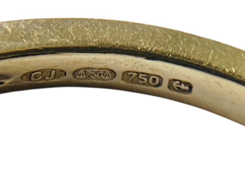 18ct Gold Eleven-Stone Diamond Stacking Ring
