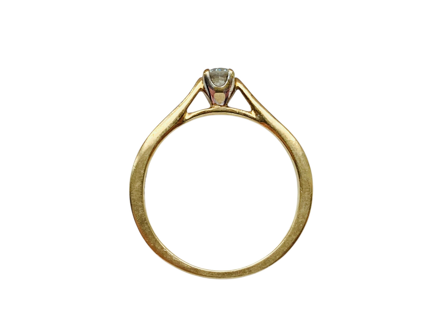 9ct Gold 0.15ct Diamond Solitaire Ring