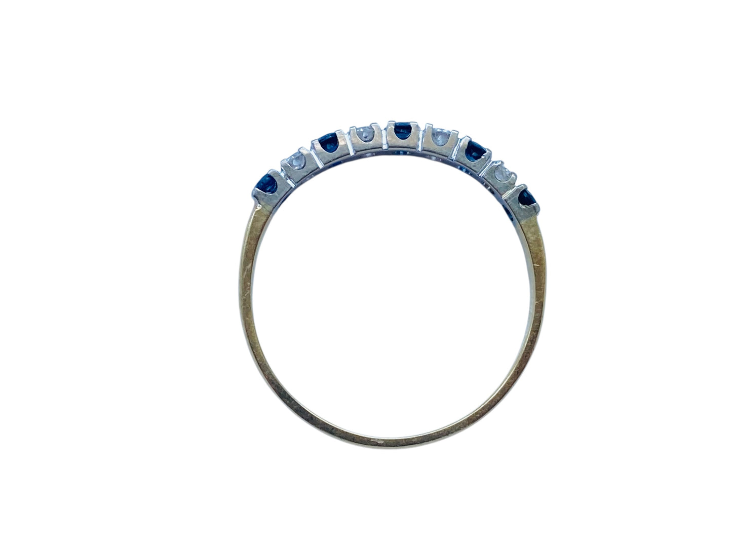 Vintage 18ct Gold Sapphire & Diamond Ring
