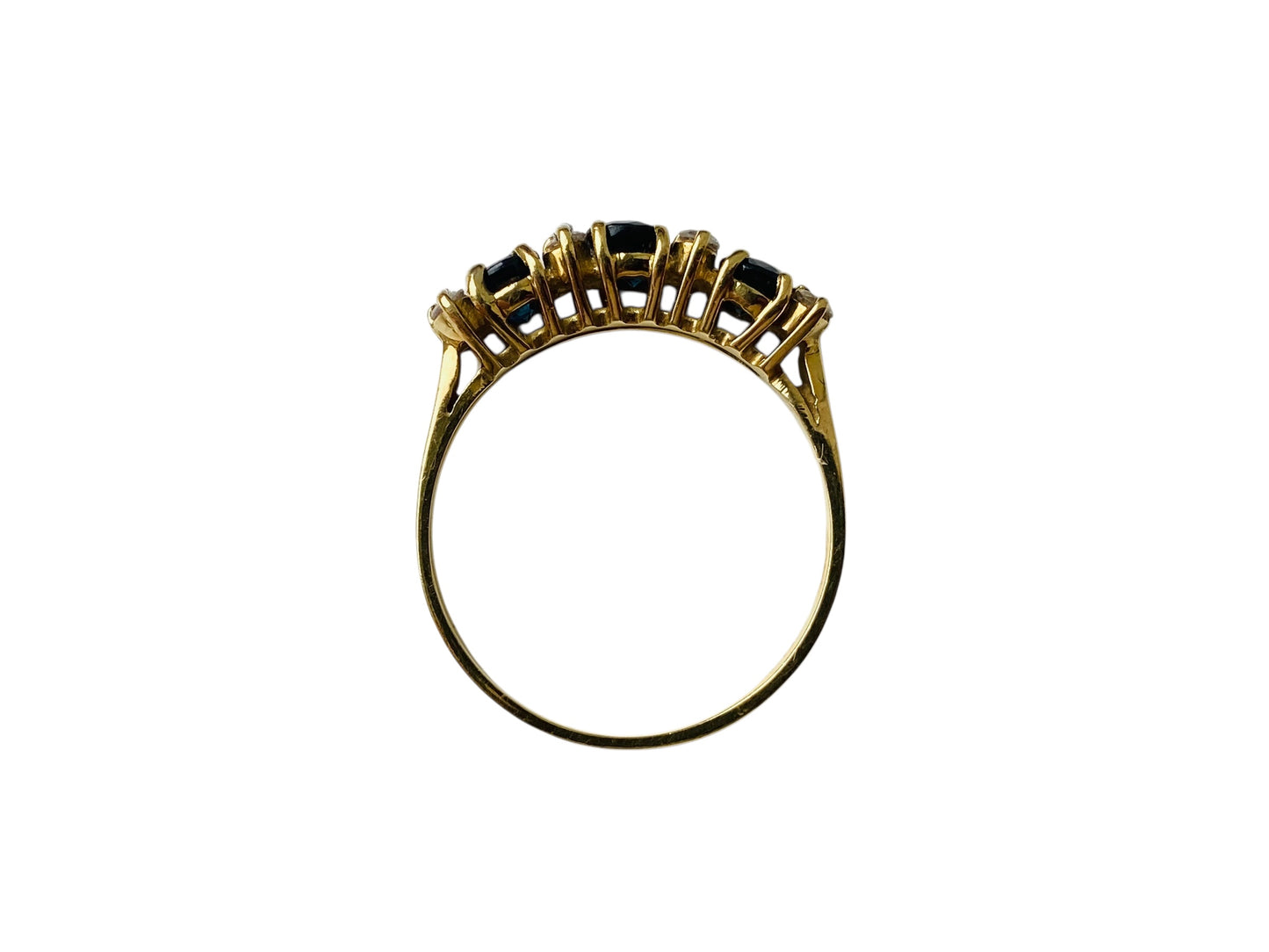 18ct Gold Sapphire & Diamond Ring