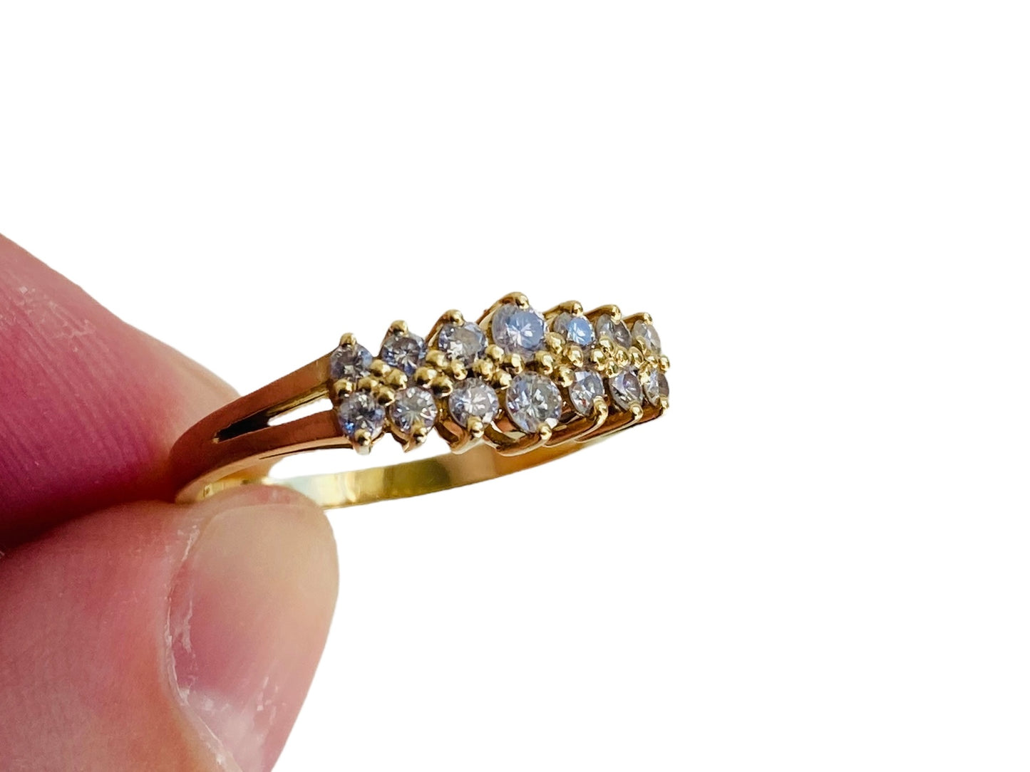 Vintage 18ct Gold Diamond Ring