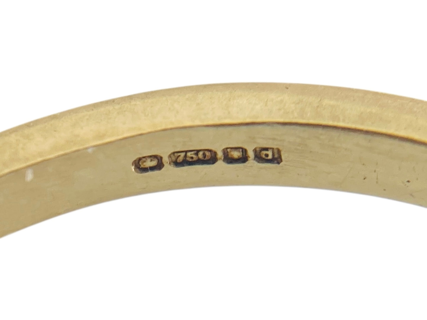 18ct Gold Diamond Wishbone/Chevron Ring