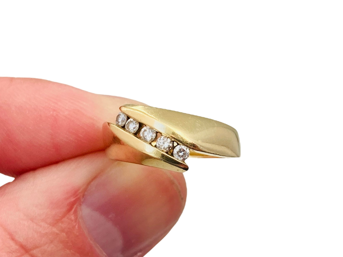 Vintage 18ct Gold Diamond Ring