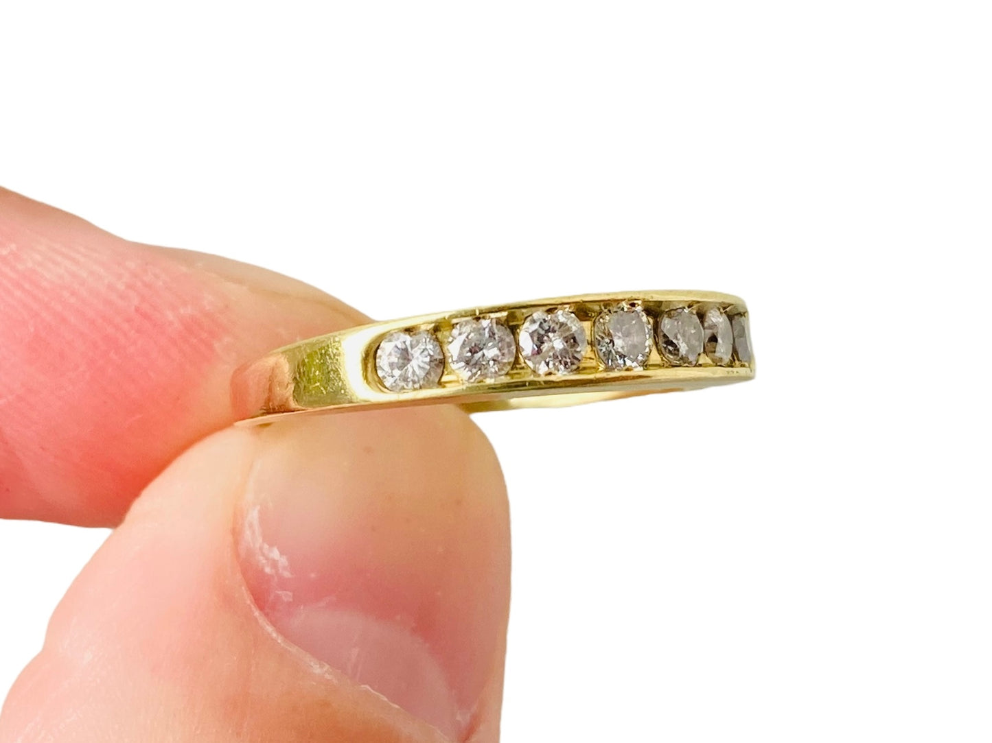 18ct Gold Seven-Stone Diamond Ring